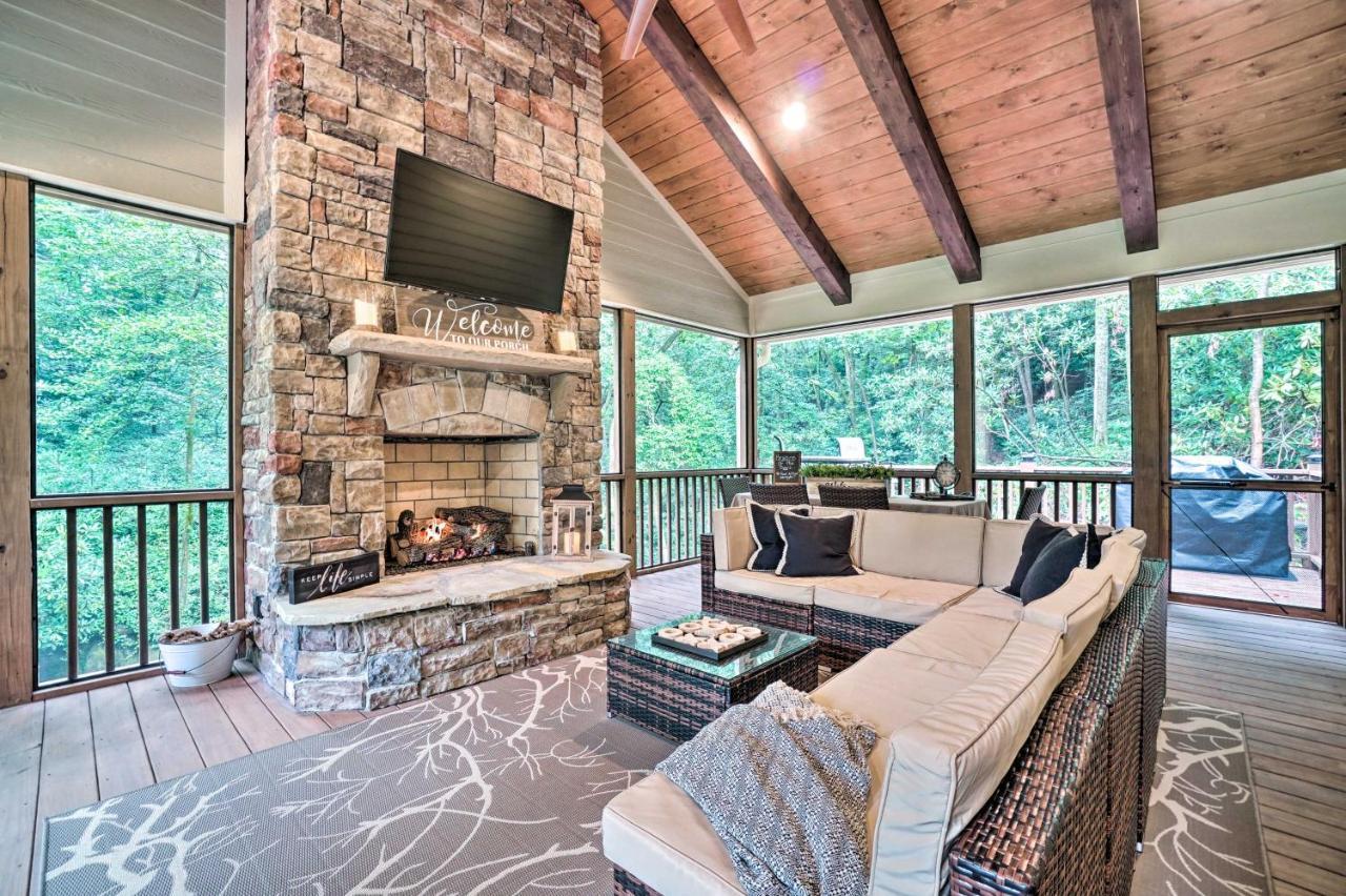 Hootenanny At Horton Creek Creekside Escape! Helen Exterior photo