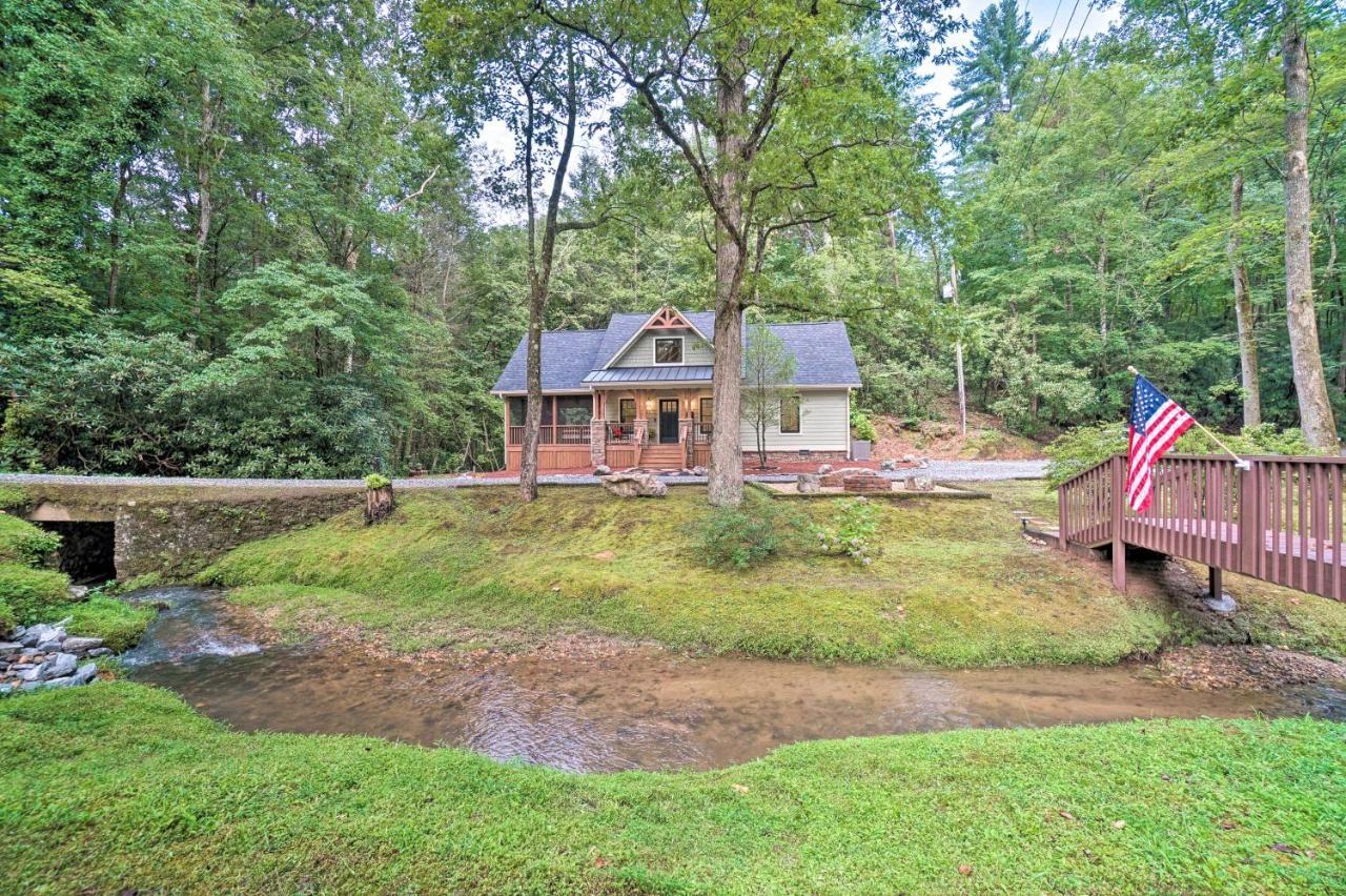 Hootenanny At Horton Creek Creekside Escape! Helen Exterior photo