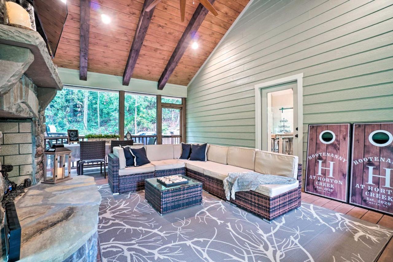 Hootenanny At Horton Creek Creekside Escape! Helen Exterior photo